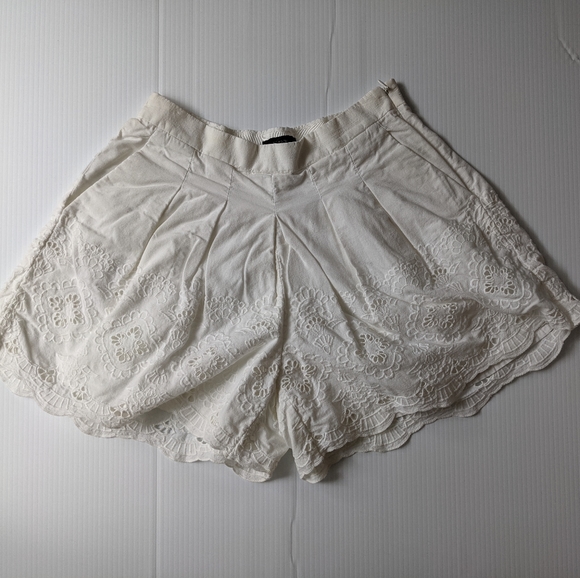 J.Crew Pleated Eyelet Skort in White (Ivory) Size 00 - Picture 7 of 13